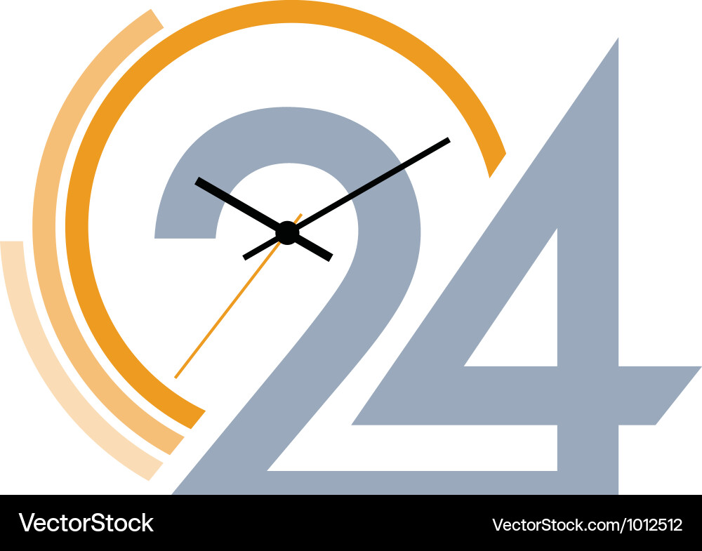 Clock face Royalty Free Vector Image - VectorStock