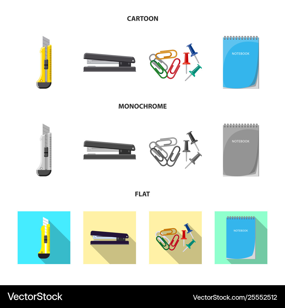 Isolated object office and supply symbol Vector Image