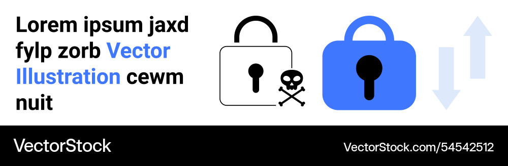 Lock icons highlighting security and risk concepts Lock icons highlighting security and risk concepts vector image
