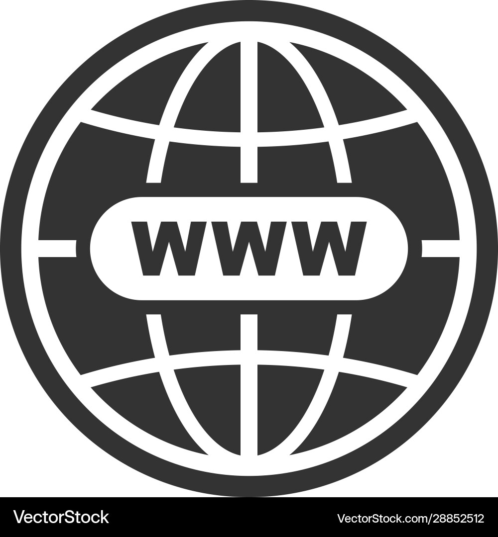 Website Internet-Icon Form mit Cursor Website Internet-Icon Form mit Cursor vektorbild