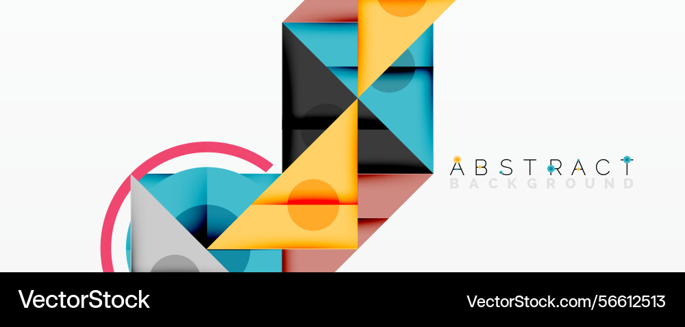 Modern geometric design overlapping shapes create Modern geometric design overlapping shapes create vector image