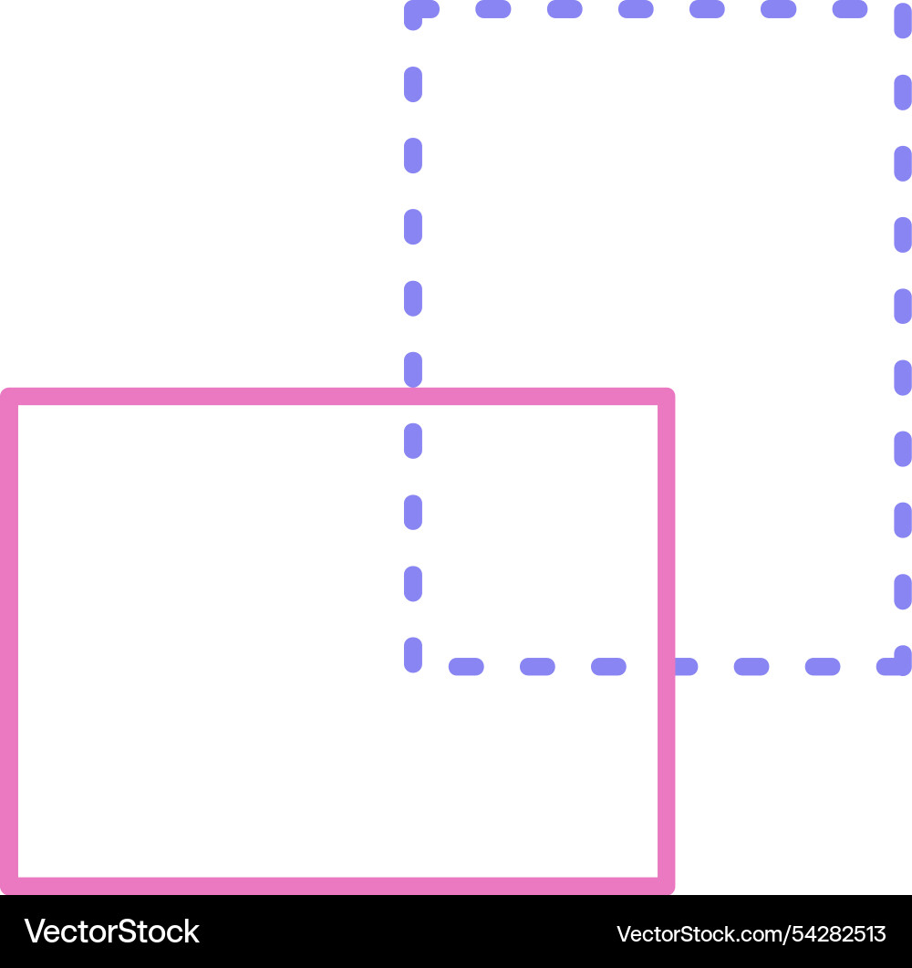 Transform line two colour icon Vector Image