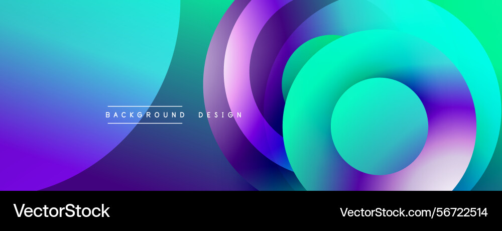 Abstract gradient layers create dynamic visual Abstract gradient layers create dynamic visual vector image