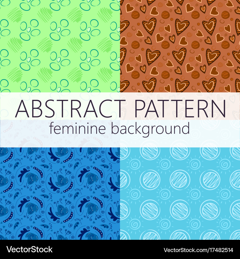Abstract seamless pattern repeatable template vector image