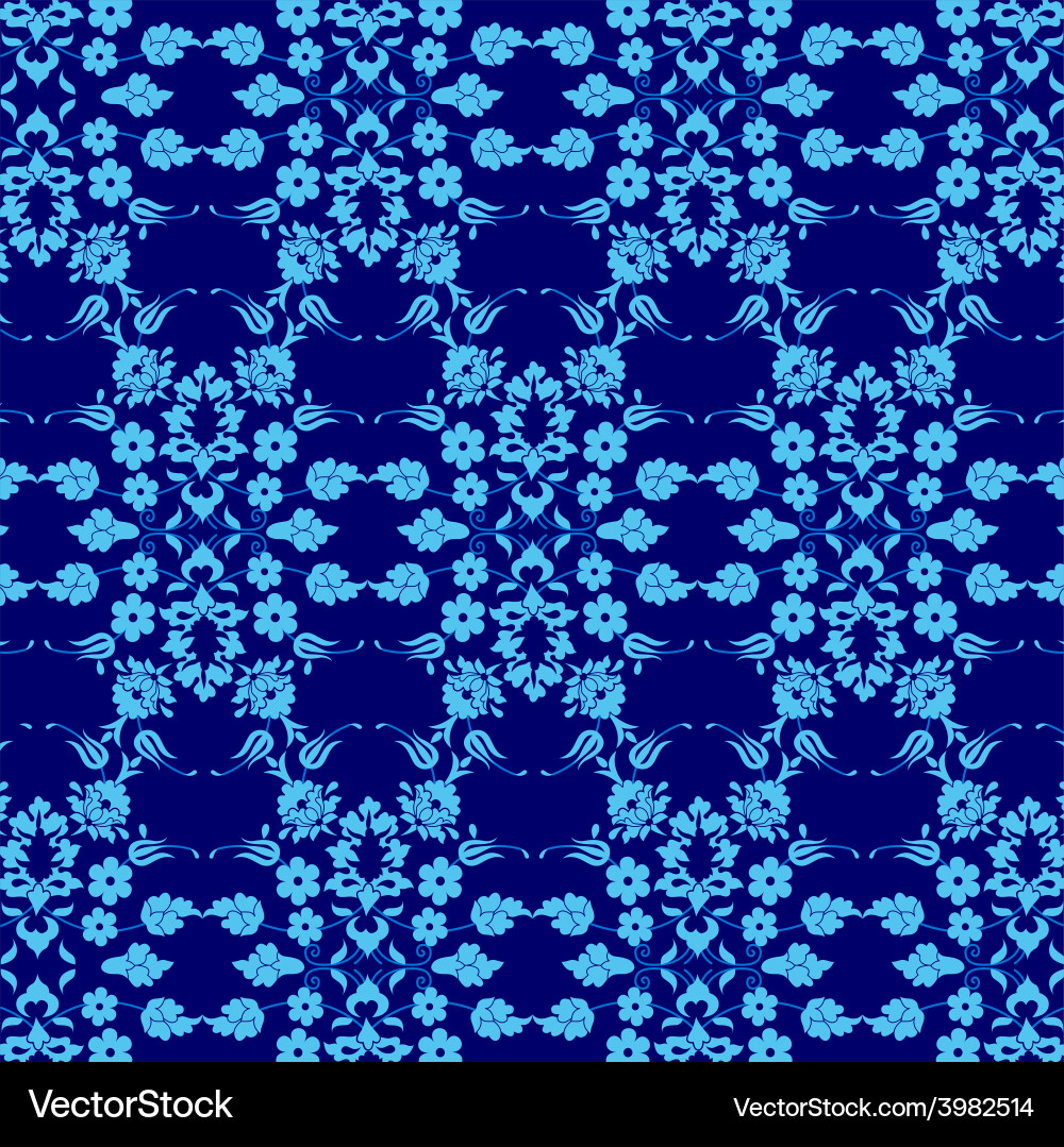 Background with seamless pattern six Vector Image