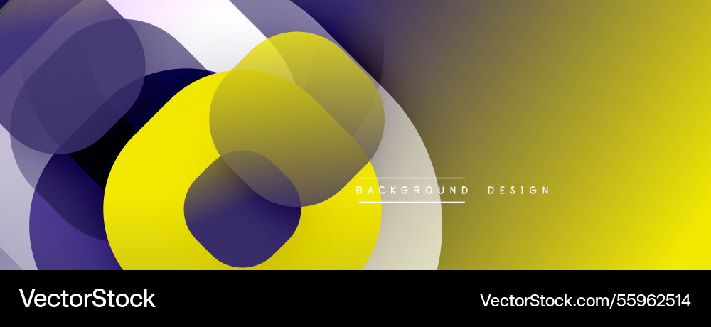 Circular abstract design with overlapping Circular abstract design with overlapping vector image