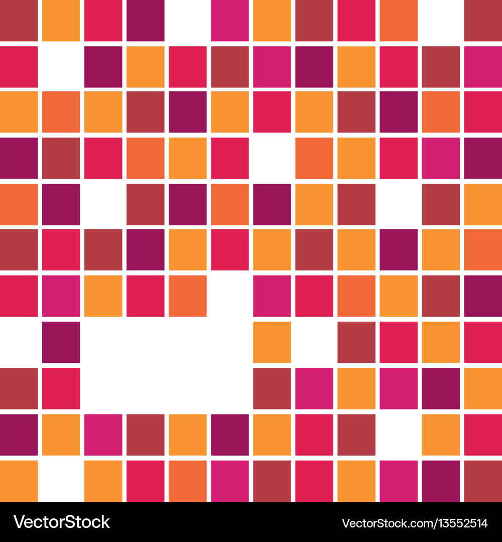 Fuchsia abstract square background icon vector image