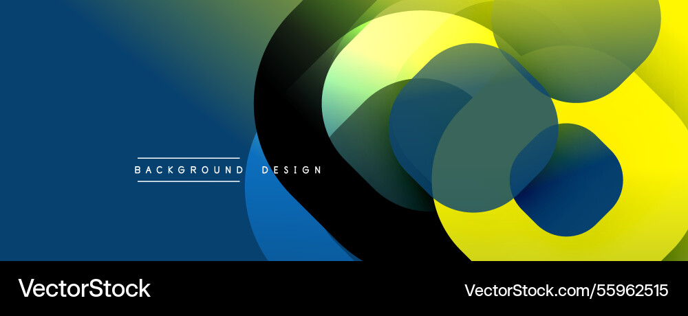 Abstract background with layered translucent Vector Image