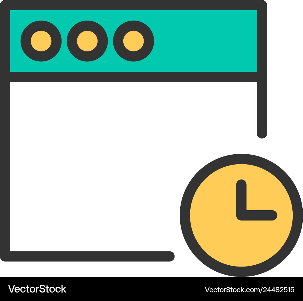 Browser icon design interaction Browser icon design interaction Vector Image