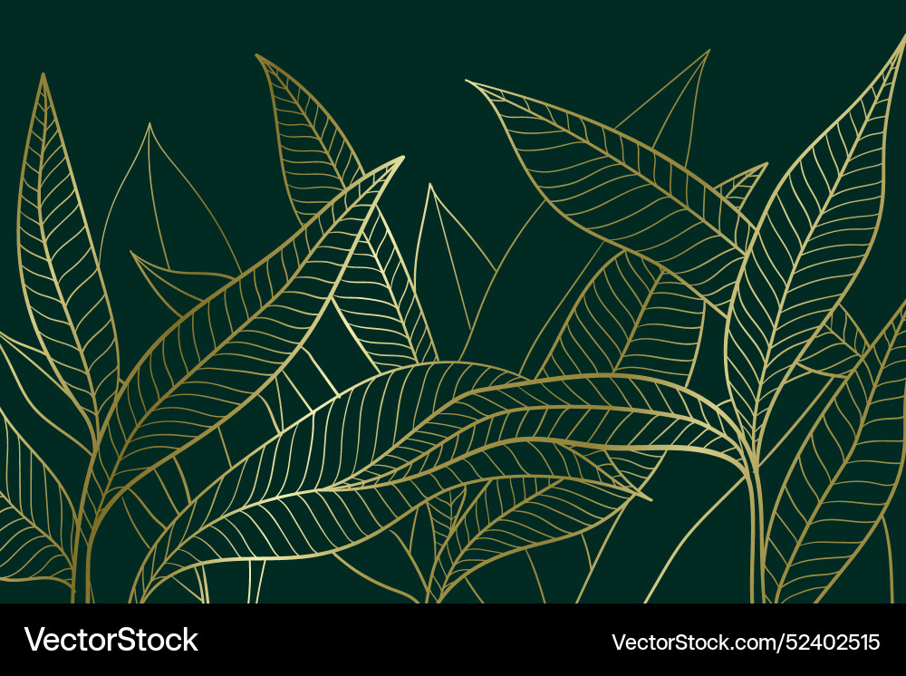 Gradient golden linear background Vector Image