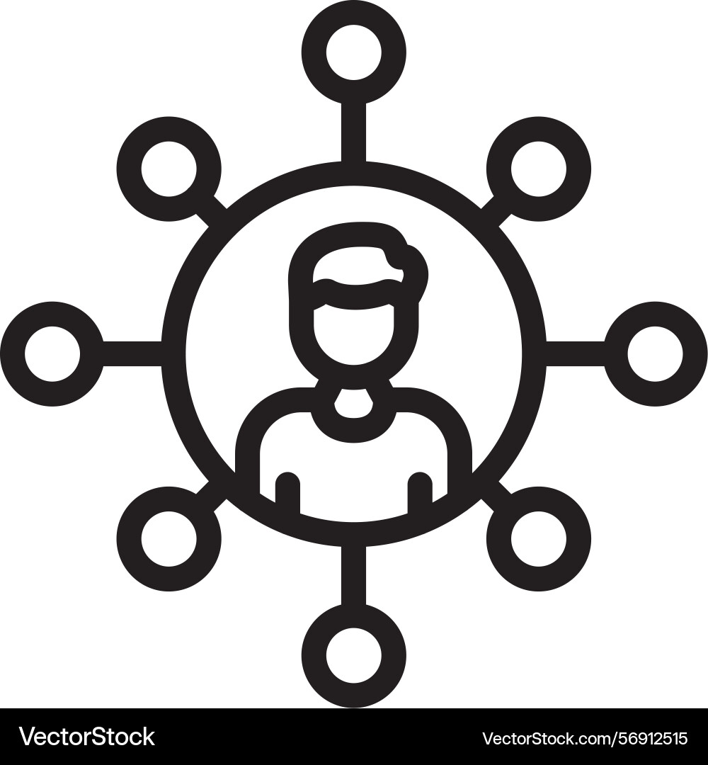 Omni linear style icon design Vector Image