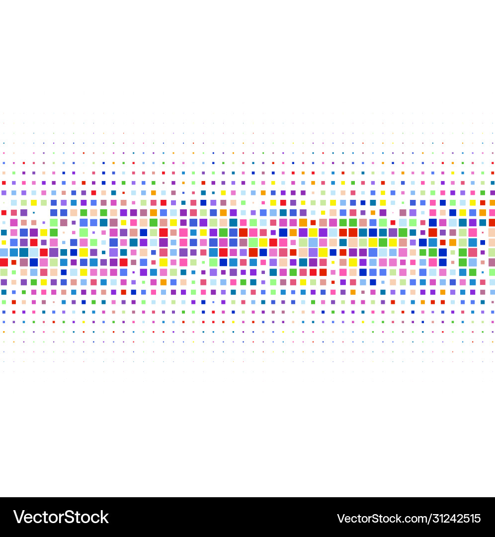 Pattern with a colorful squares vector image