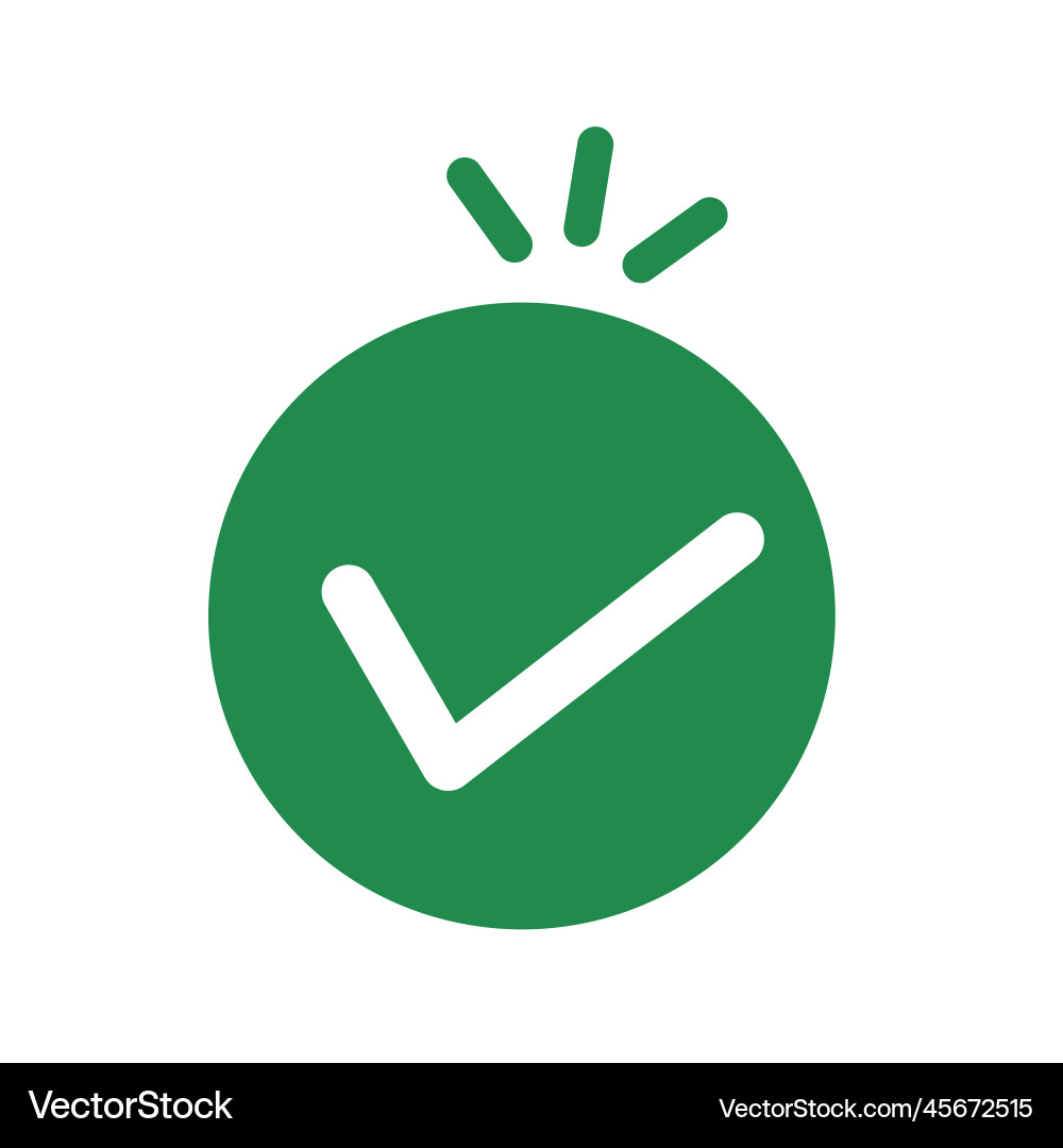 Pop round checkbox icon Pop round checkbox icon vector image