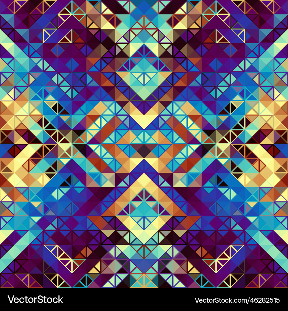 Seamless pattern background of a triangles Seamless pattern background of a triangles Vector Image