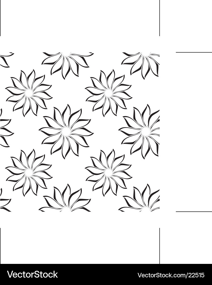 Seamless pattern vector image