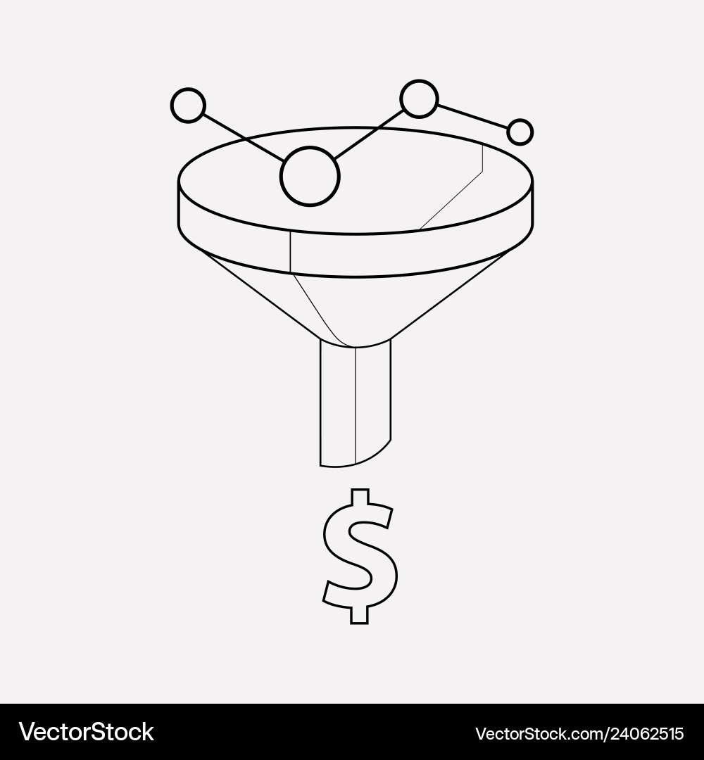 Traffic conversion icon line element Traffic conversion icon line element vector image
