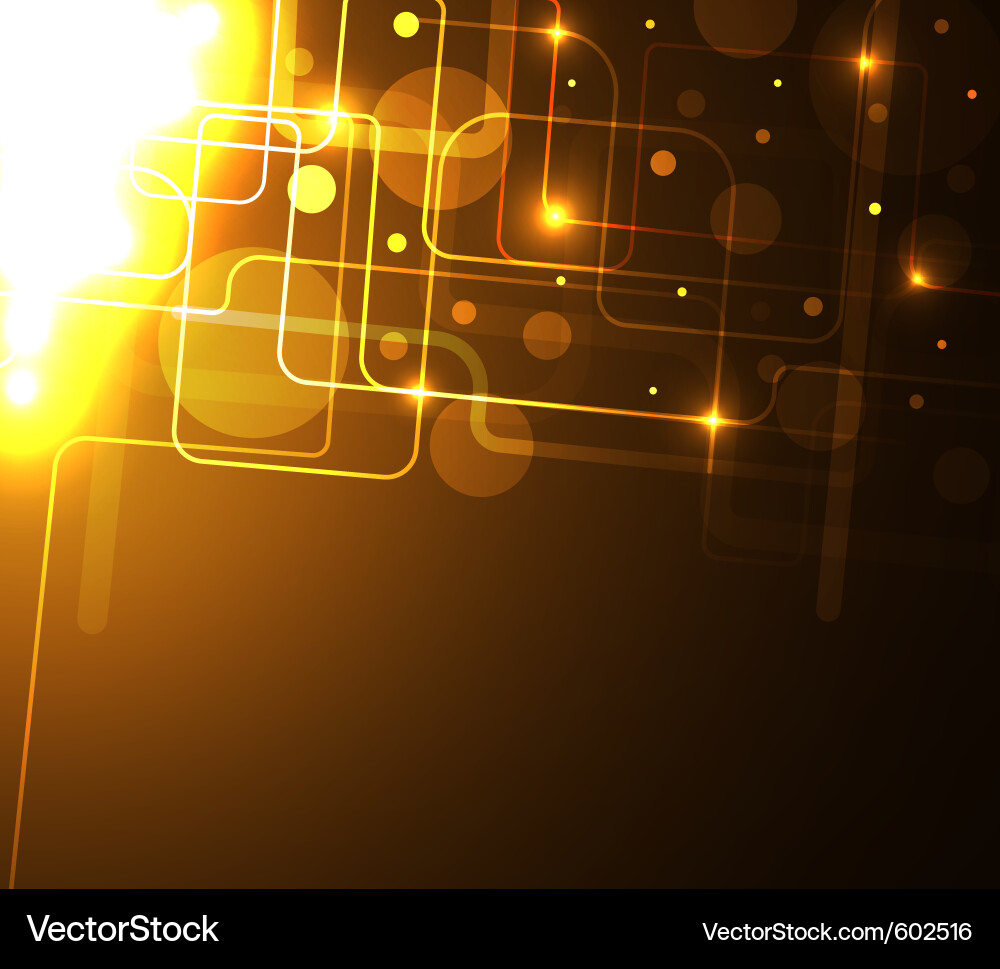 Dynamic Glowing Lines Background vector image