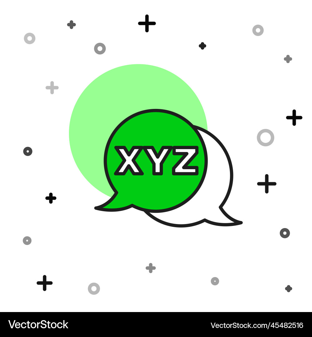 Filled outline xyz coordinate system icon isolated Filled outline xyz coordinate system icon isolated vector image