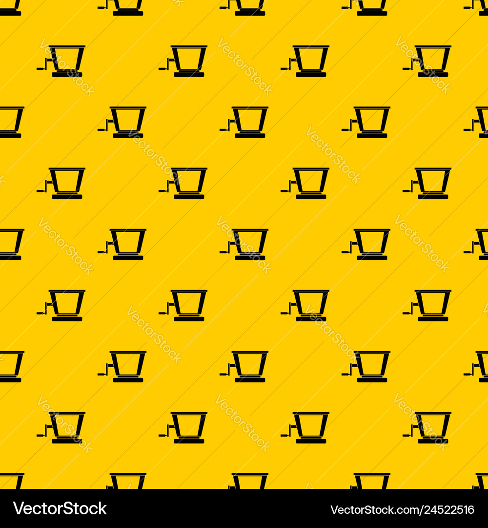 Old grape juicer pattern Old grape juicer pattern vector image
