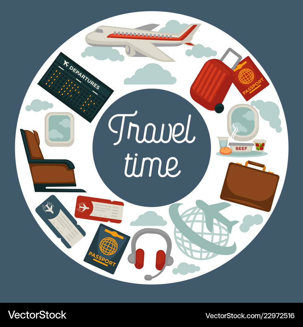 Reiseposter für Urlaub und Sommerluft Reiseposter für Urlaub und Sommerluft vektorbild