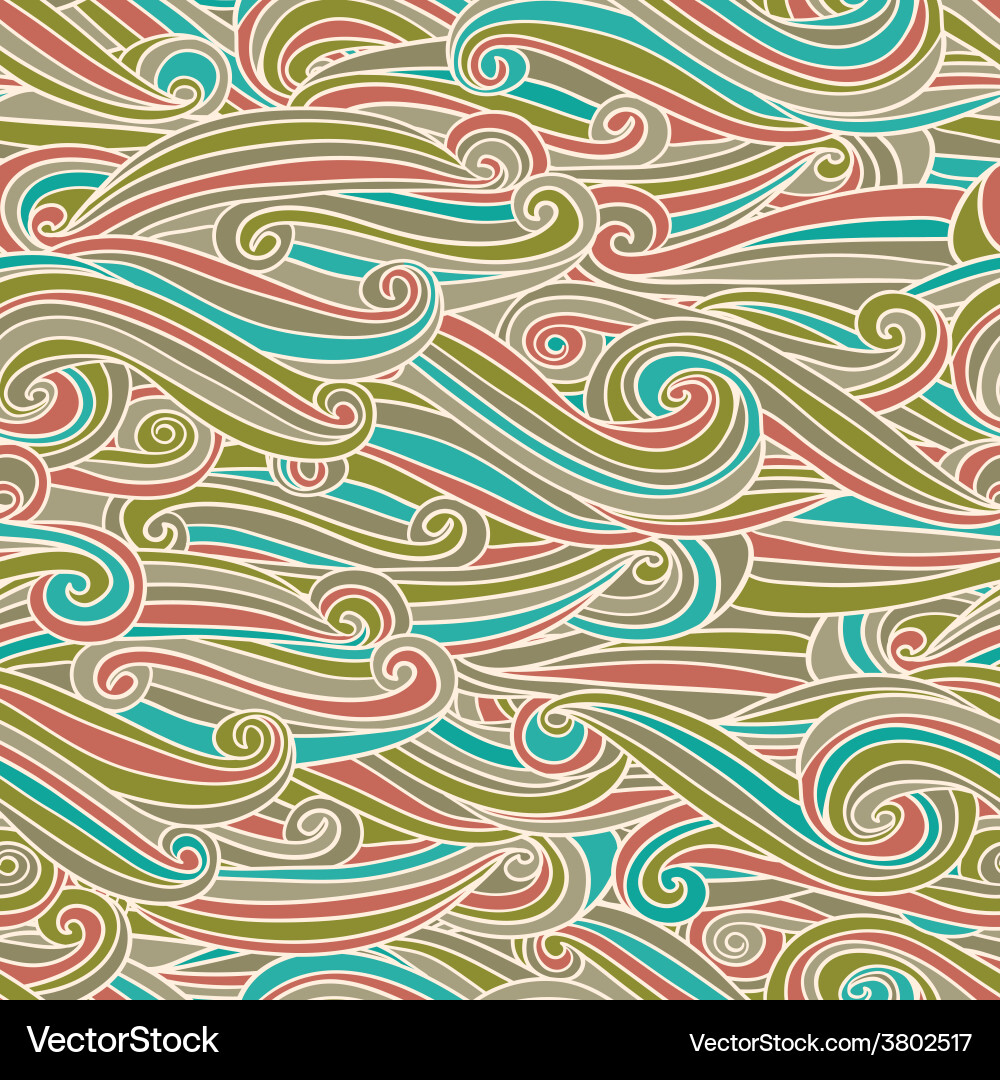 Abstract Wave Pattern vector image