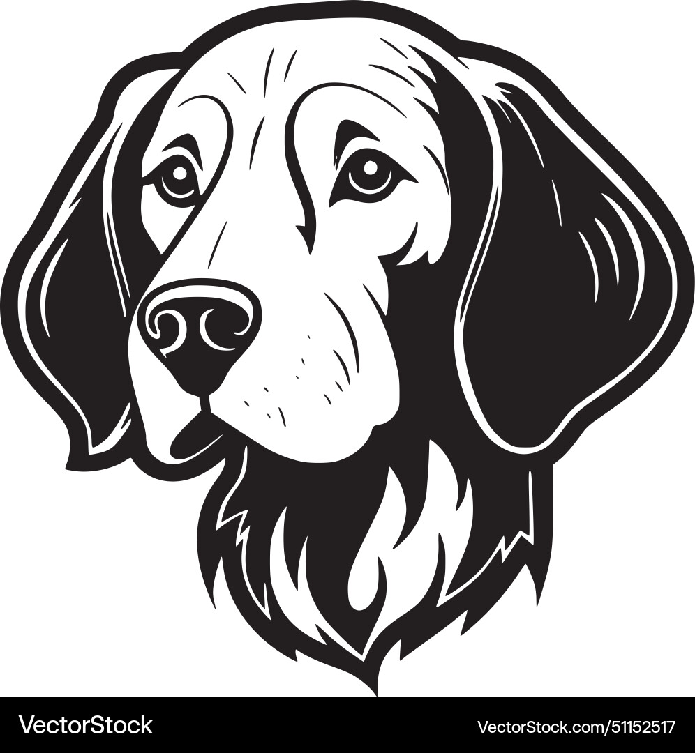 Labrador retriever - minimalist and simple Vector Image