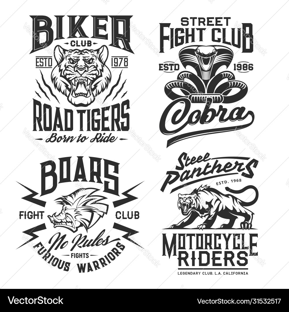 Wild Animal Apparel Mockup vector image