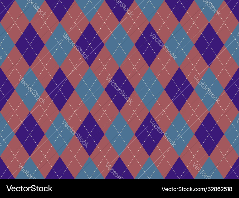 Argyle pattern seamless fabric texture background Argyle pattern seamless fabric texture background Vector Image