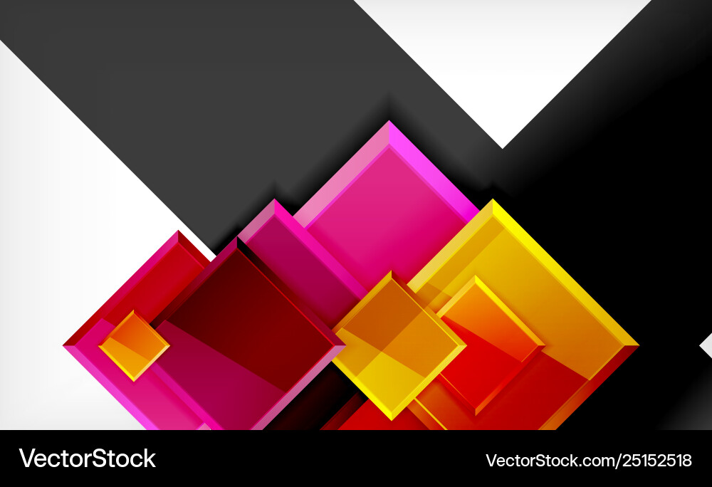 Colorful square and rectangle blocks background Colorful square and rectangle blocks background vector image