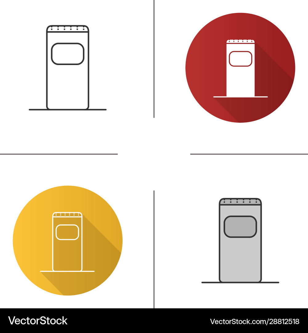 Garbage bin icon Garbage bin icon vector image
