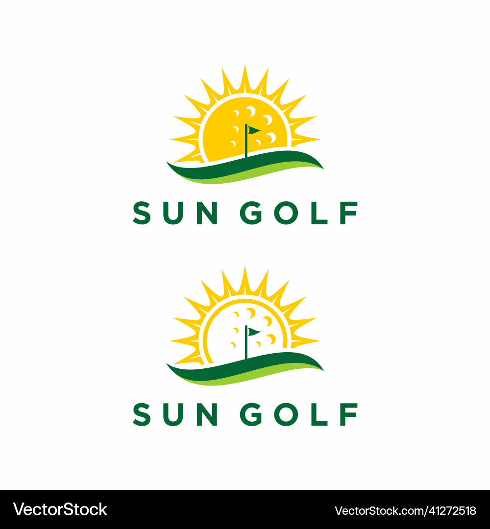Moderne professionelle Golf-Template Logo Design Moderne professionelle Golf-Template Logo Design vektorbild