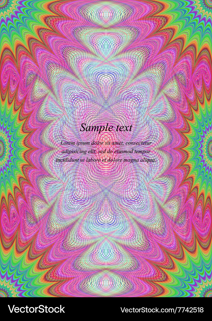 Page border design template background vector image