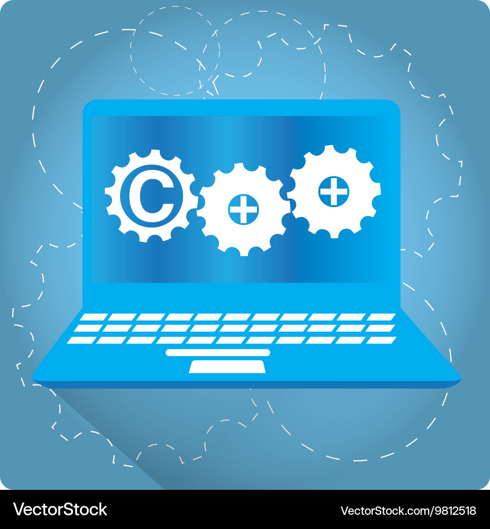 Programming language vector image
