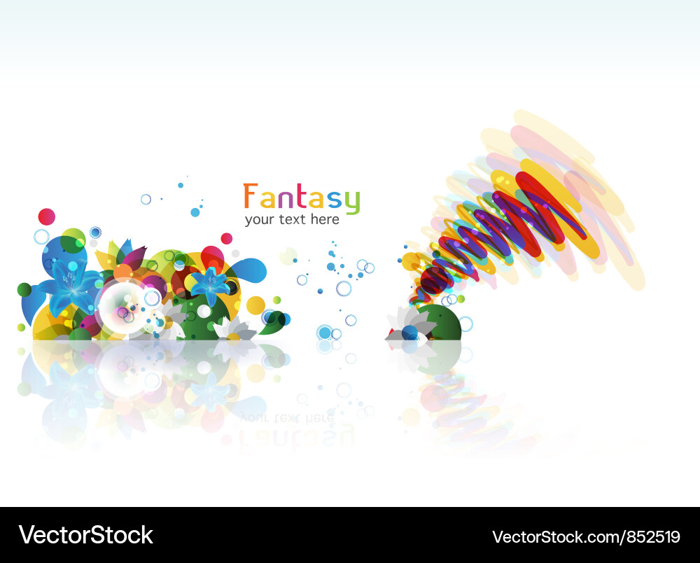 Abstract colorful background vector image