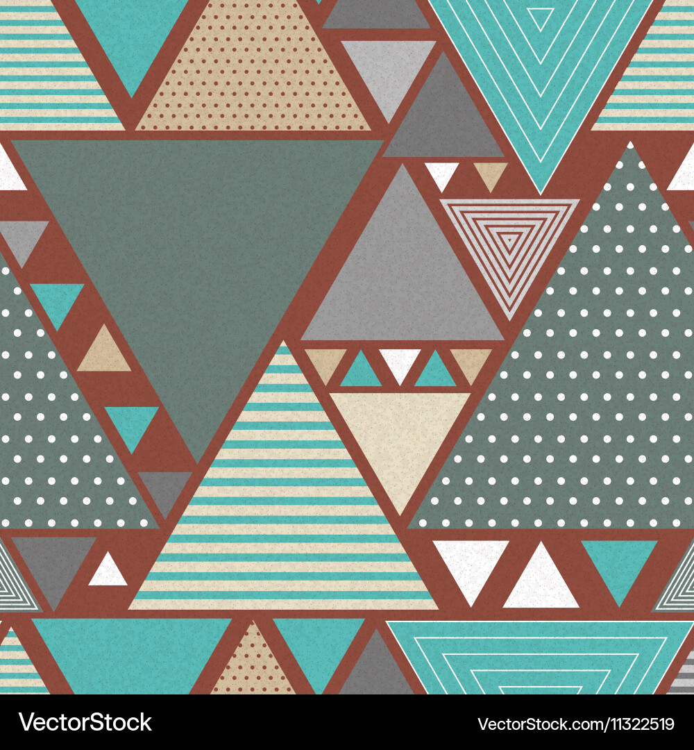 Abstract hipster polygon triangle background vector image