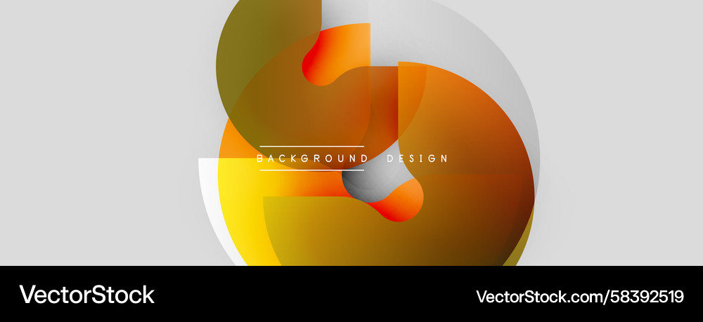 Dynamic Abstract Shapes Overlay Vector Image