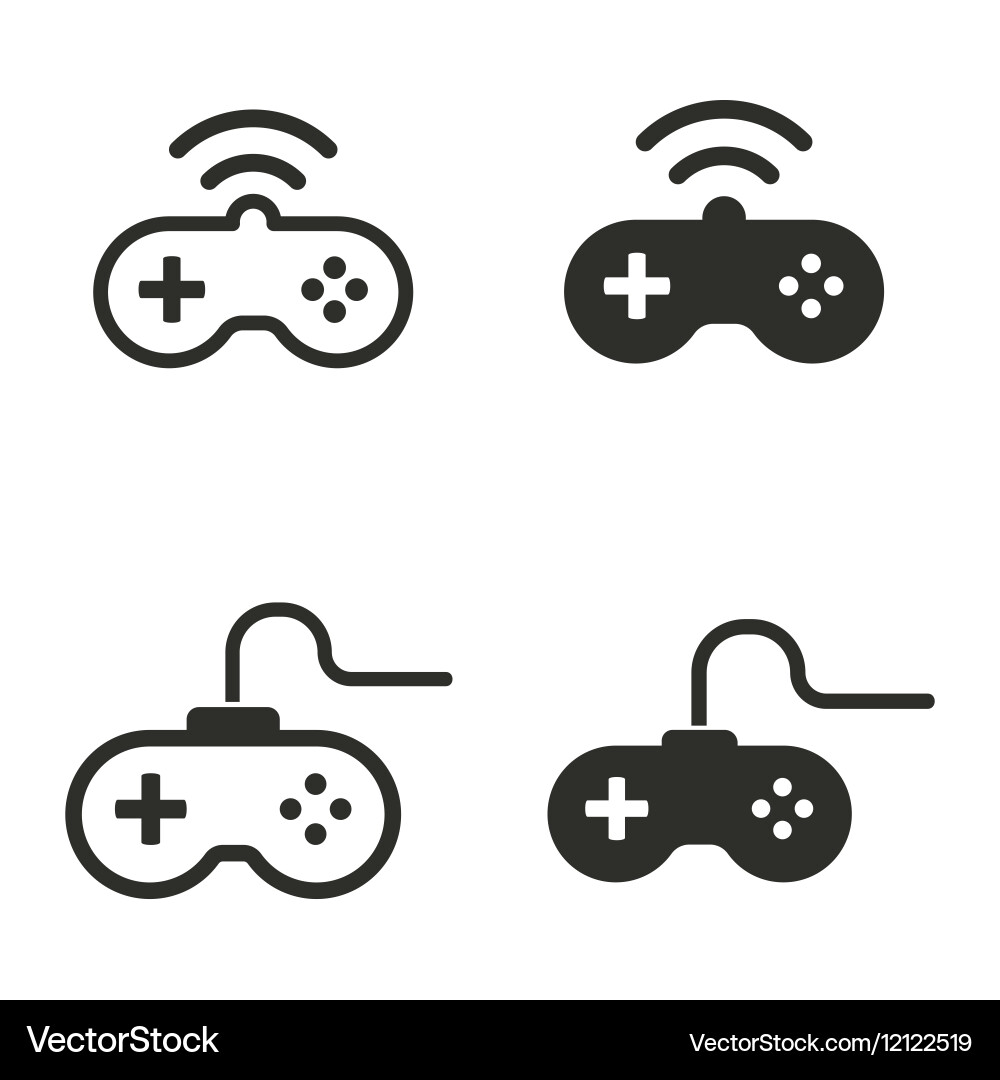 Game Controller Icon Set vector image
