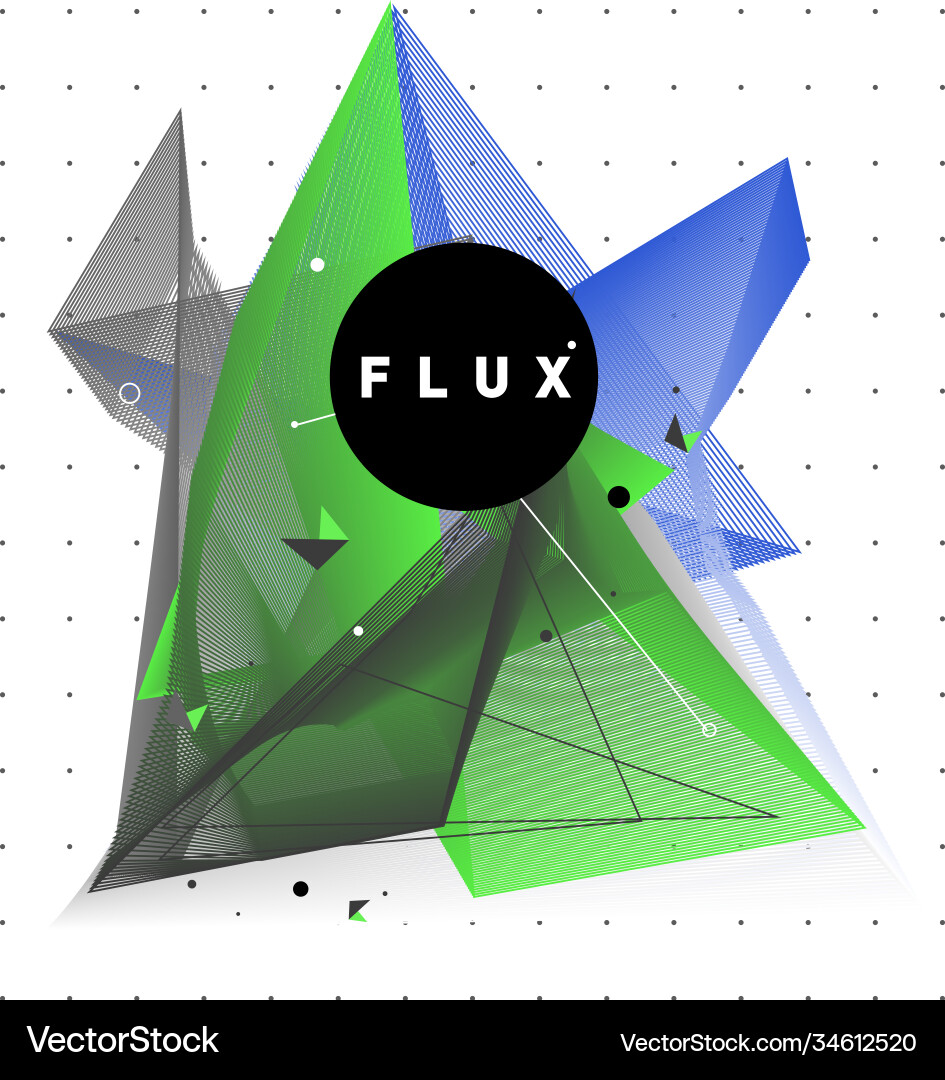 3d colorful wave background dynamic flux effect 3d colorful wave background dynamic flux effect Vector Image