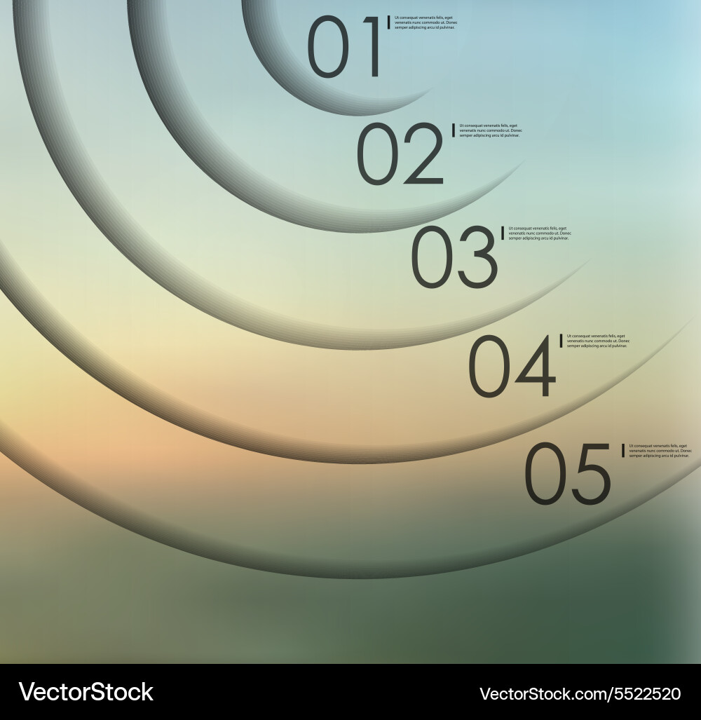 Abstract background number line Vector Image