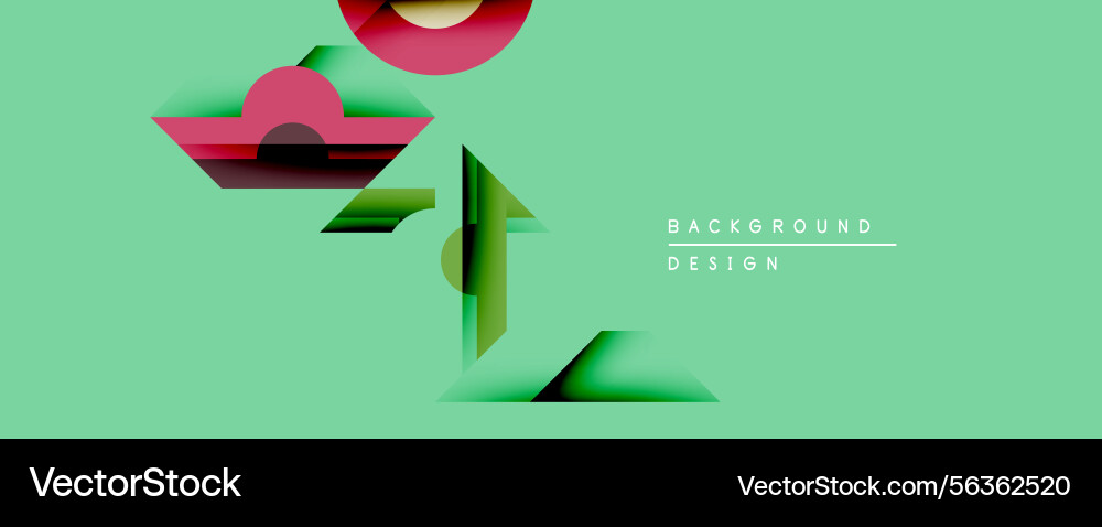 Abstract geometric shapes overlap creating Abstract geometric shapes overlap creating vector image