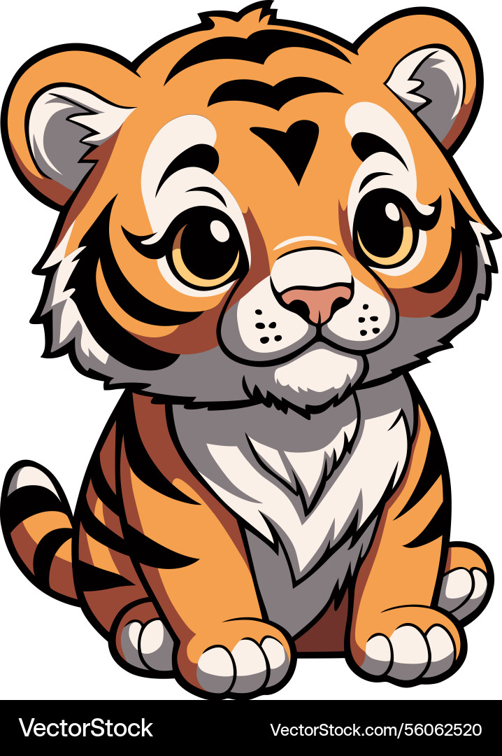 Lil tiger Lil tiger vector image