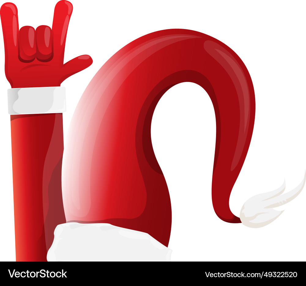 Merry christmas horizontal banner with santa claus Merry christmas horizontal banner with santa claus vector image