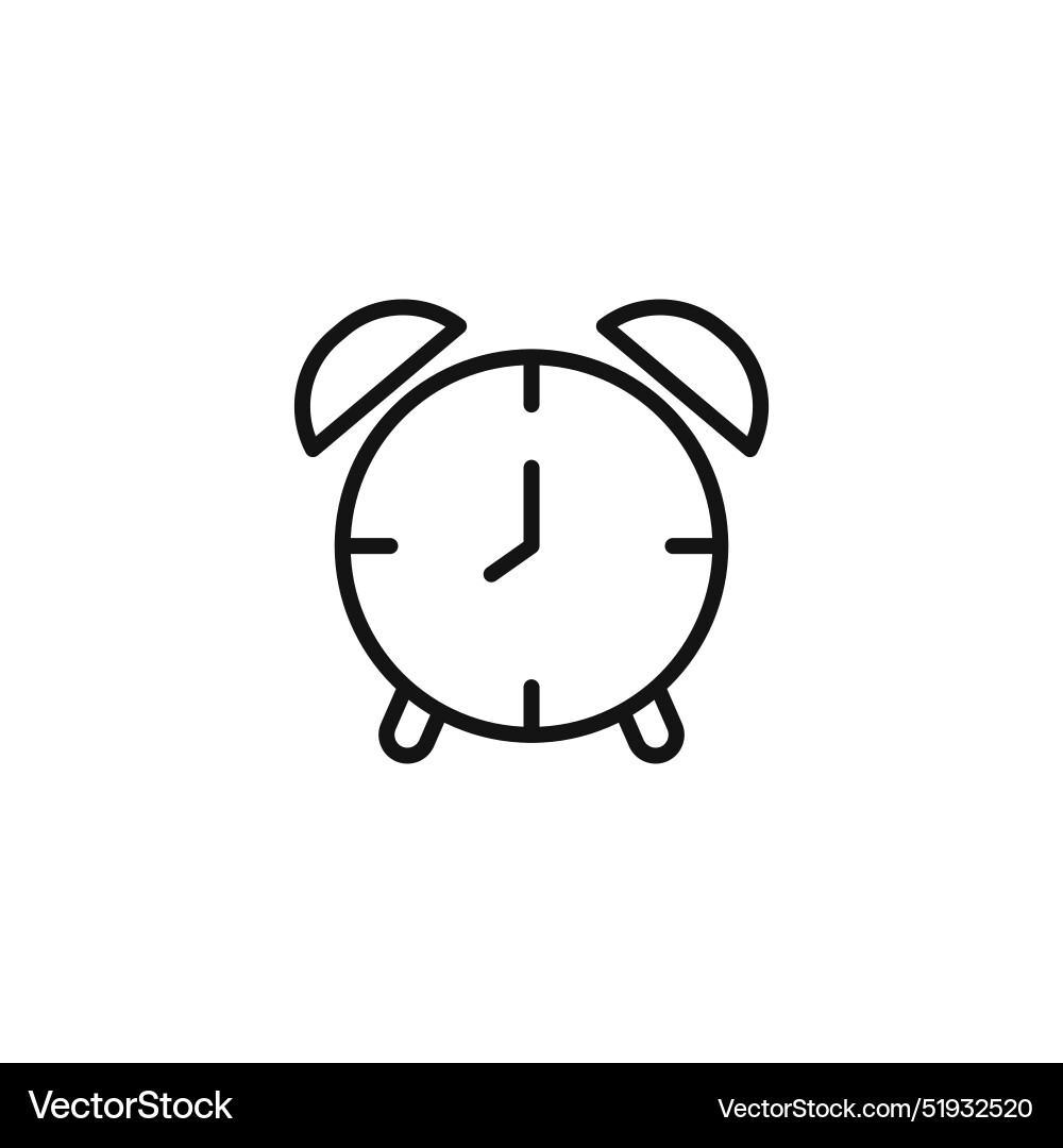 Wake-up Wecker-Icon ideal für Morgen Wake-up Wecker-Icon ideal für Morgen vektorbild