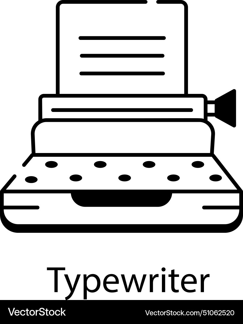 Writing and editing linear icons vector image