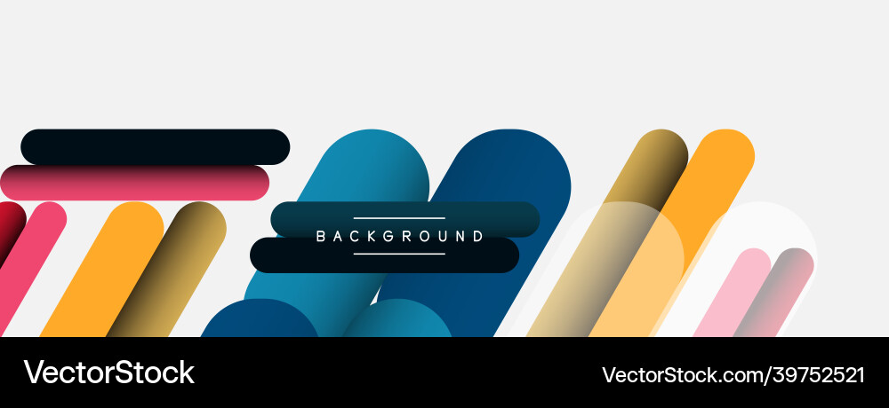 Abstract background round shapes lines Abstract background round shapes lines Vector Image