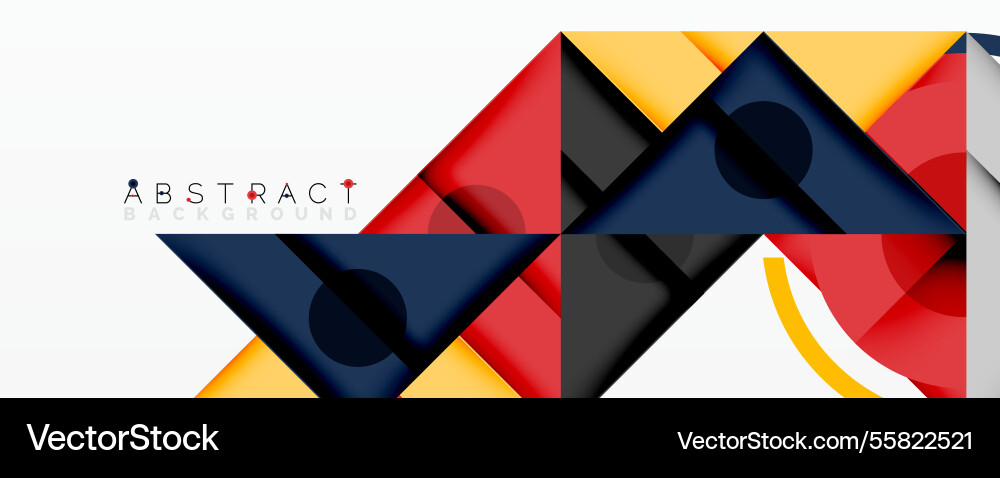 Abstract geometric composition with intersecting Abstract geometric composition with intersecting Vector Image