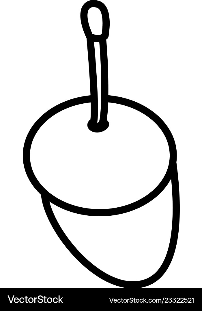 Acorn icon image Vector Image