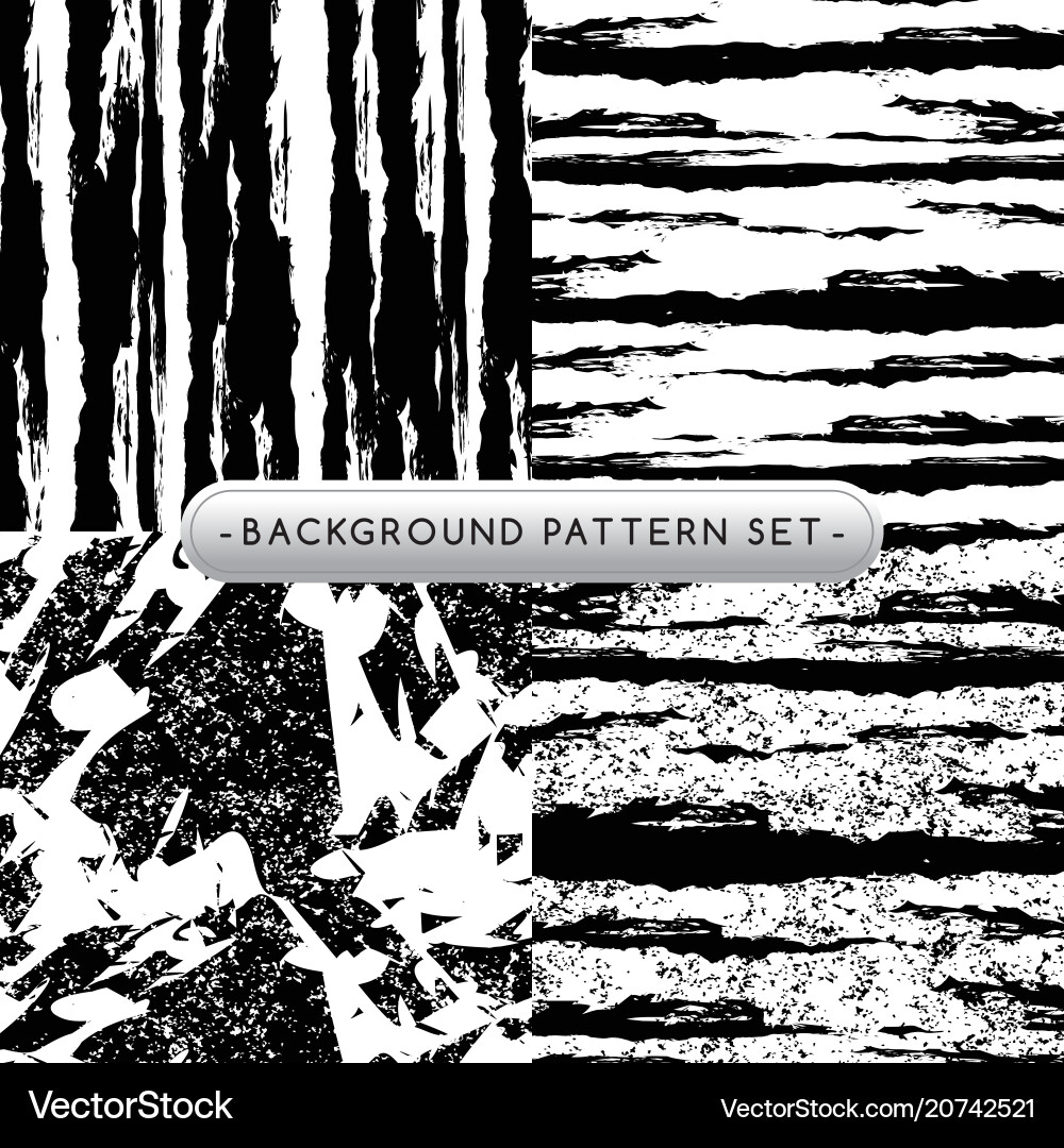 Background pattern set collection vector image