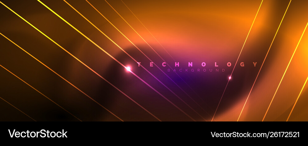 Color light with lines outer space background Color light with lines outer space background vector image