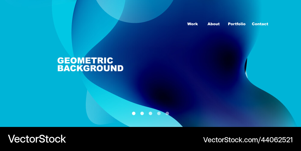 Flowing gradient colors and round elements Flowing gradient colors and round elements vector image